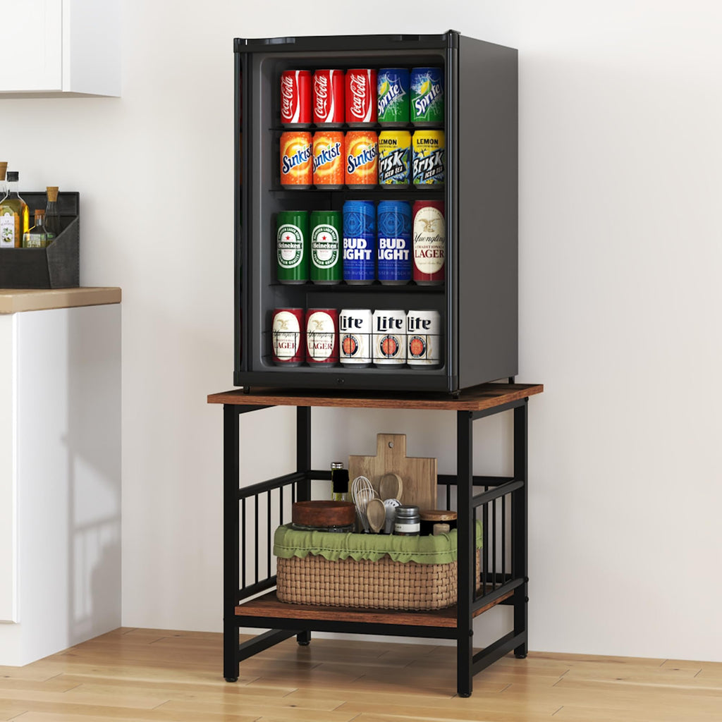 18” Square Side Table with Open Storage Shelf M92096