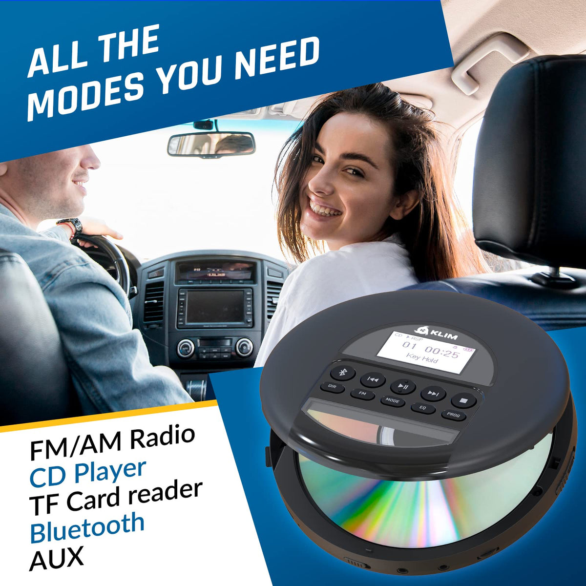 Portable CD Player with Headphones I575