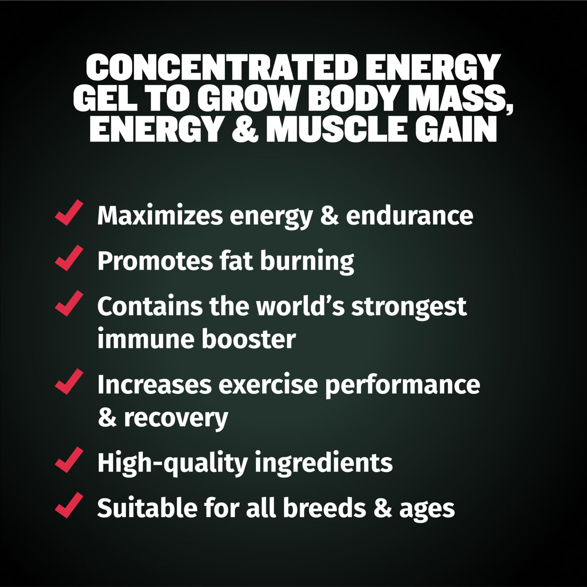 Dog Weight Gainer Chews & Muscle Builder Tablets & Liquid Muscle Builder Supplement B19513