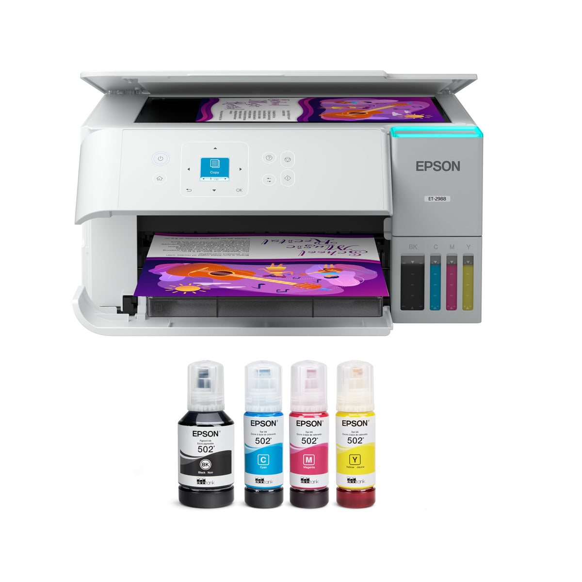 Wireless All-in-One Color Supertank Printer V3584