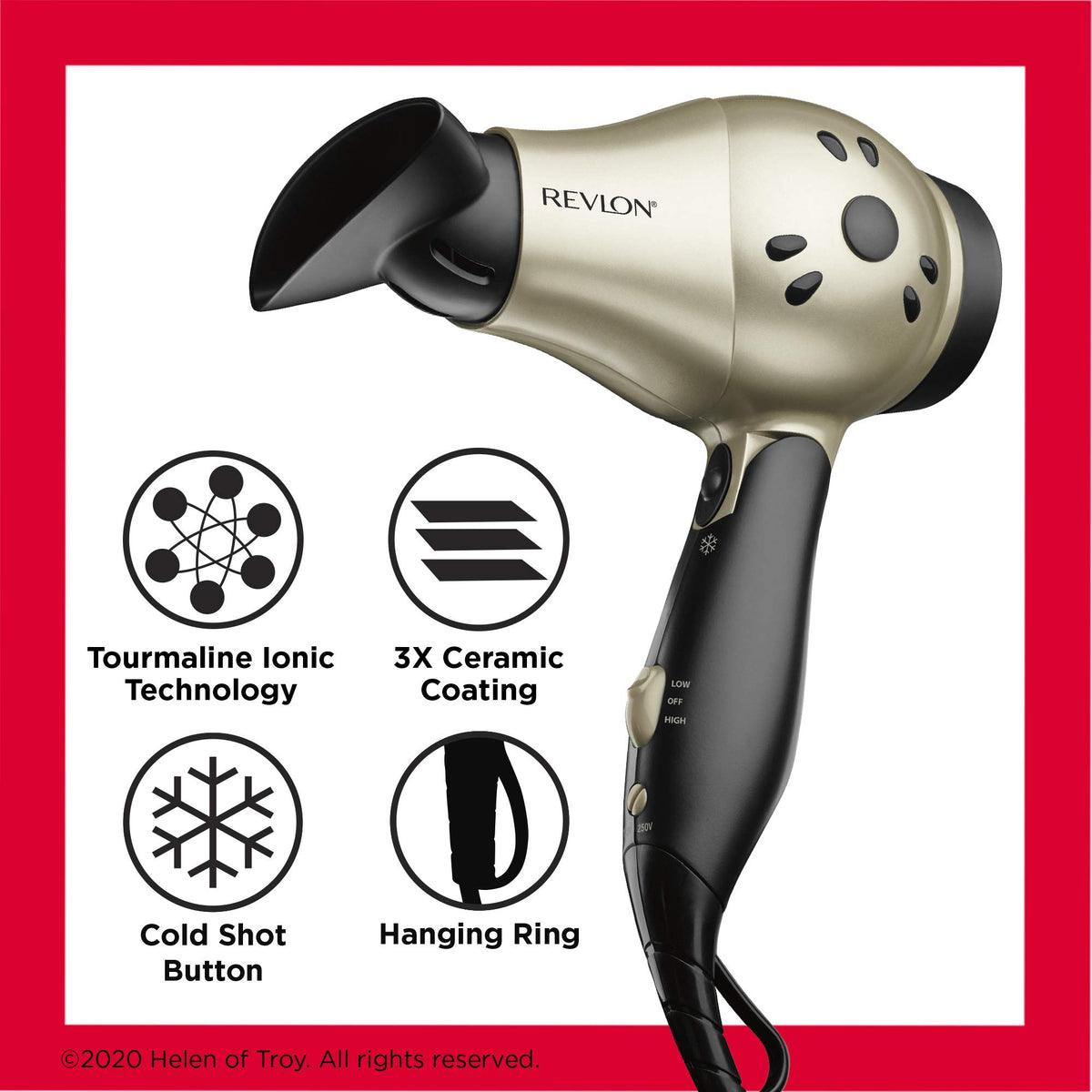 1875W Compact Folding Handle Hair Dryer X2580