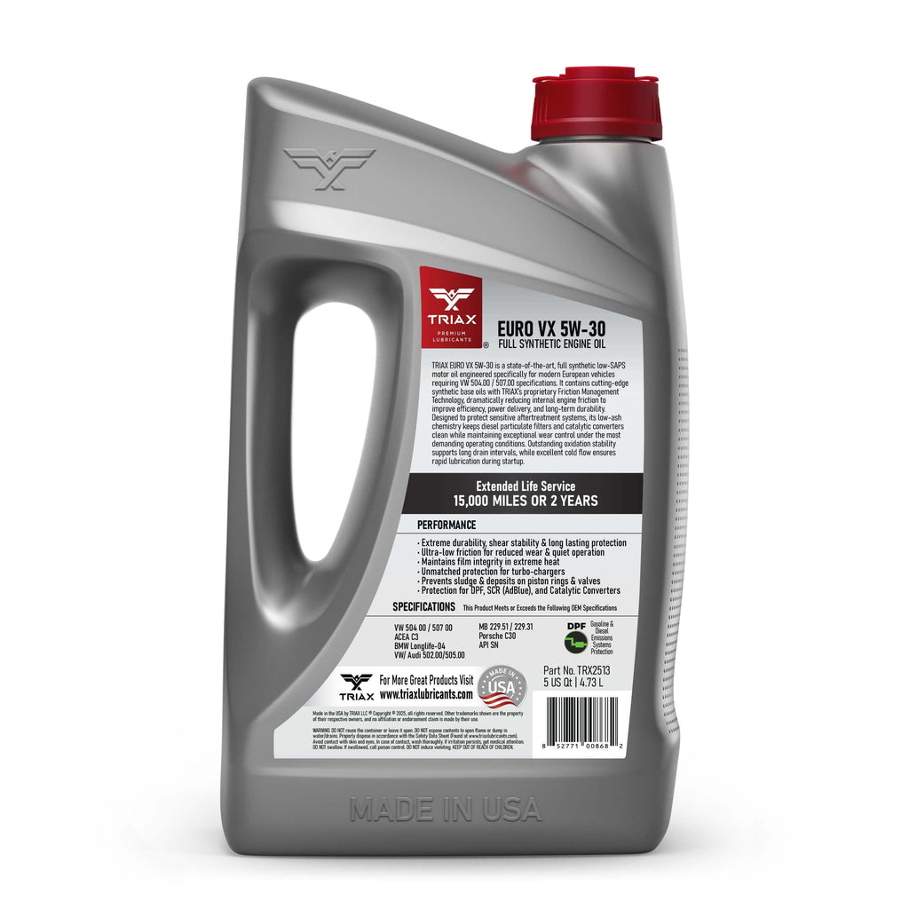 5W-30 Full Synthetic Ester (5 Quart) B83055