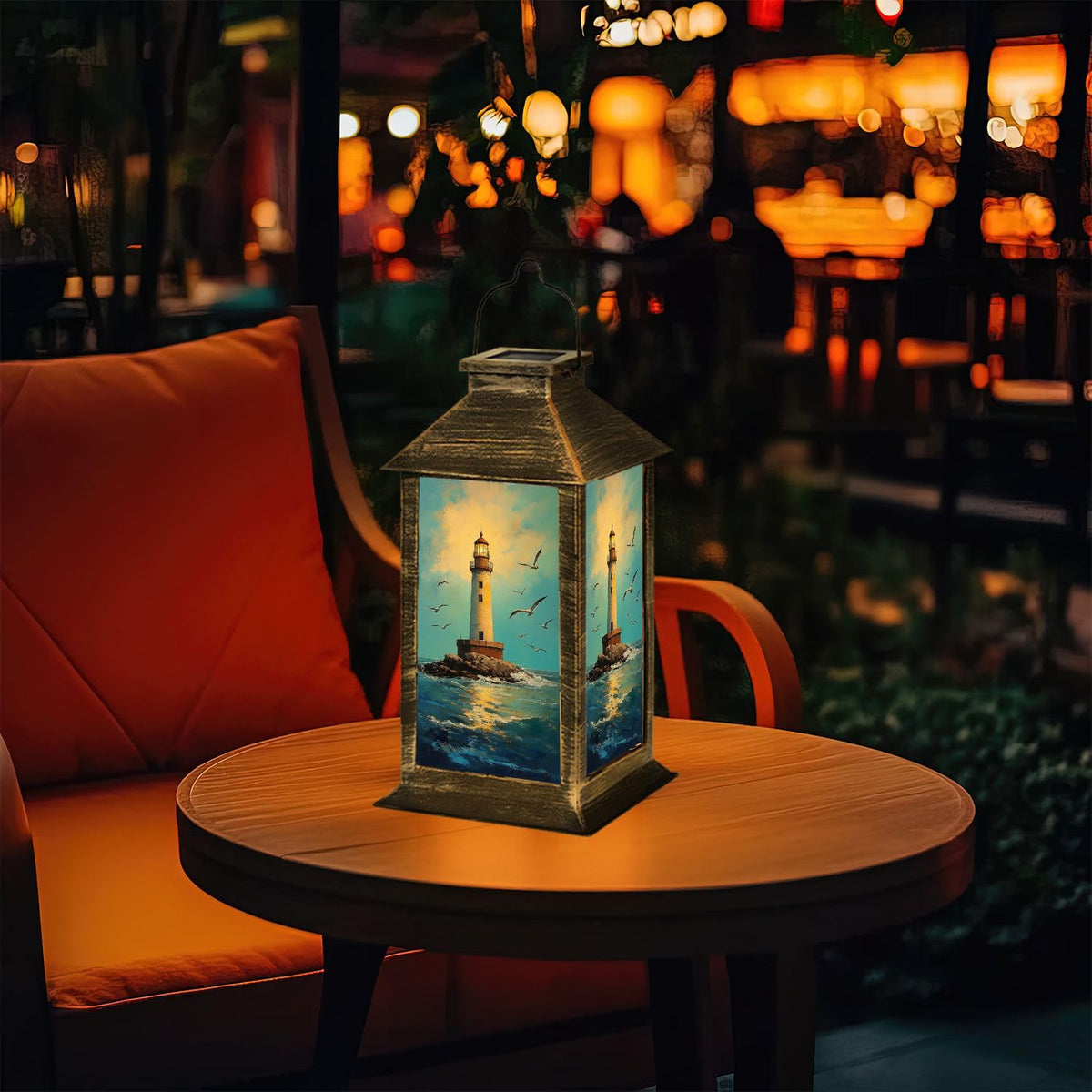 Waterproof Solar Powered Hanging Lantern D353561