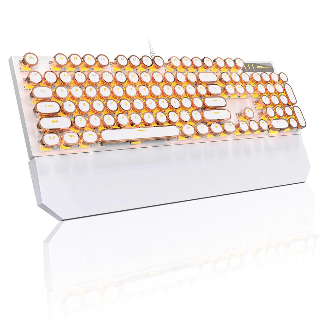 Wired Mechanical Gaming Keyboard with Magnetic Wrist Rest A299