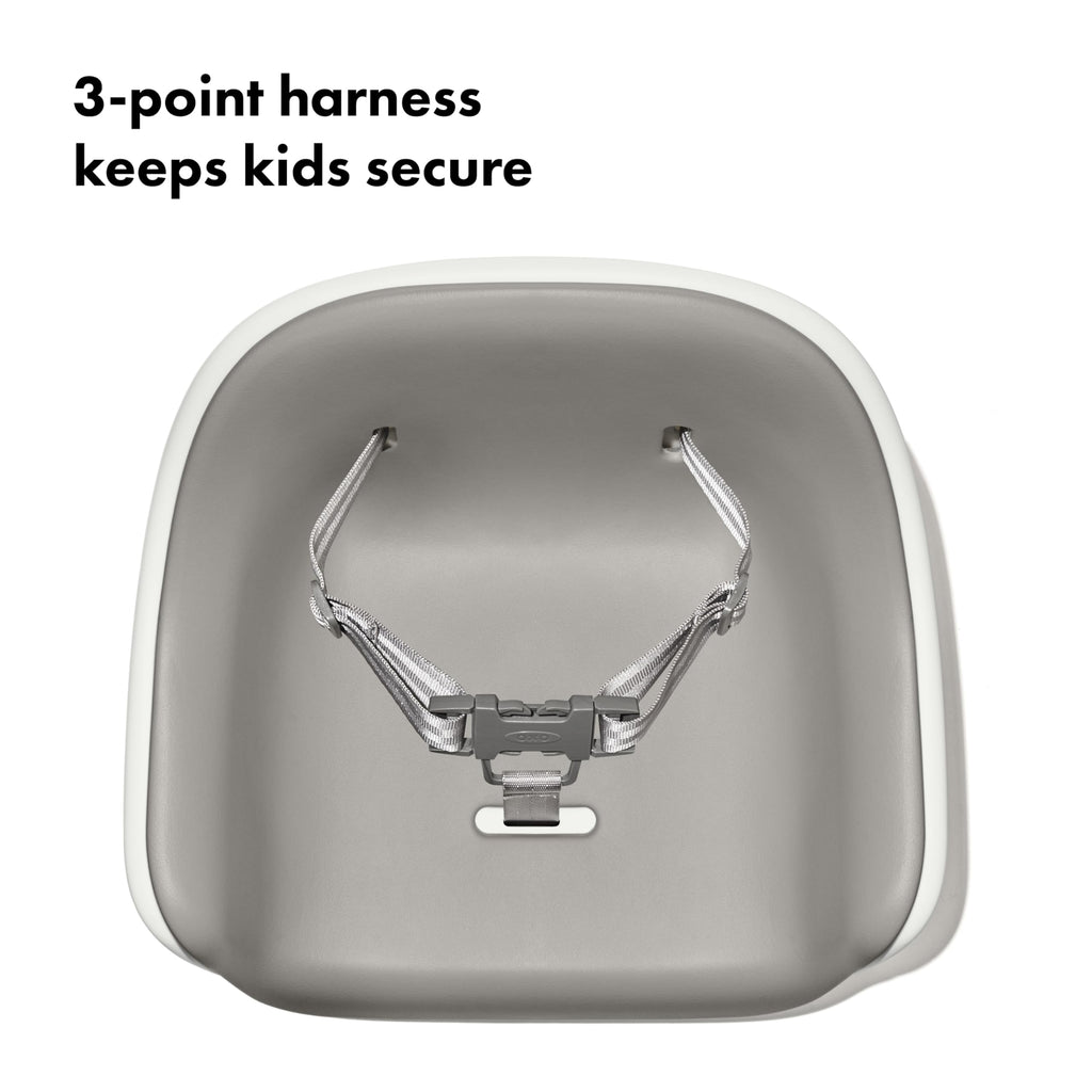 Gray Toddler Booster Seat with Removable Cushion T6686