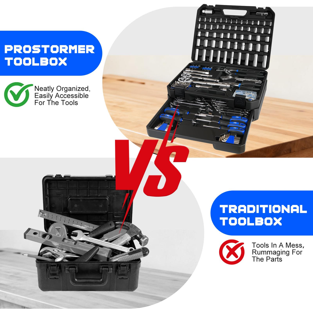279-Piece Mechanics Tool Set with Toolbox R73463