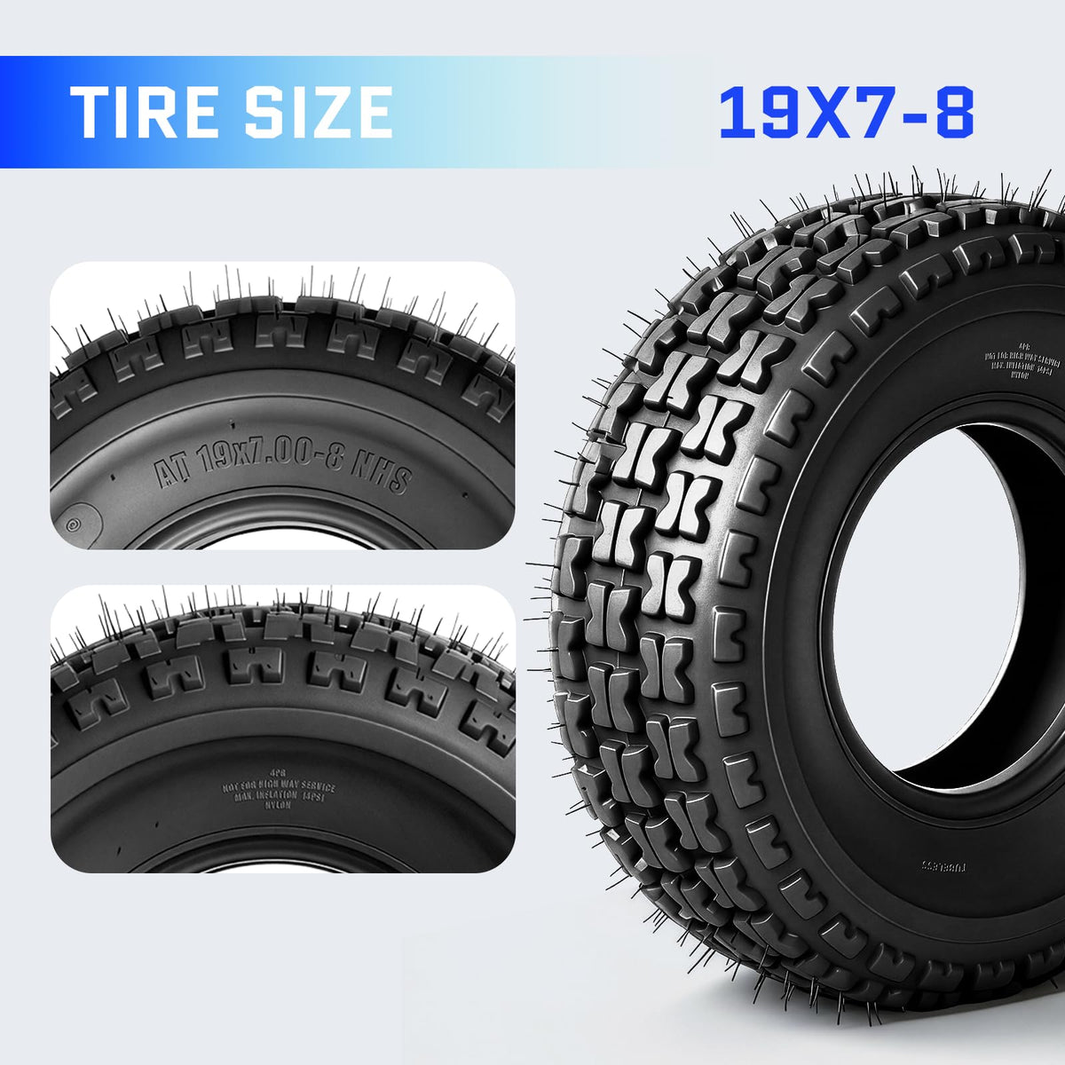 19x7-8 ATV UTV Tires Set of 2 C79049