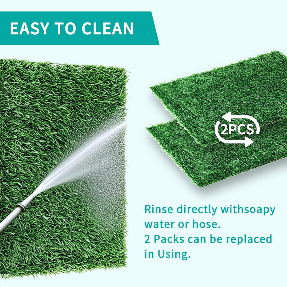 Artificial Turf Dog Grass Pad with Tray 30"X20" R535007