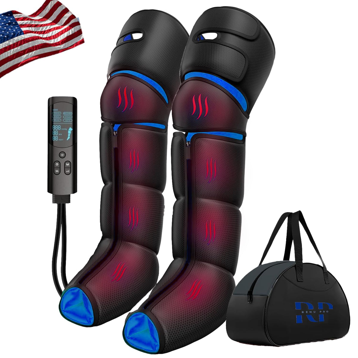 Air Compression Leg Massager with Heat E169
