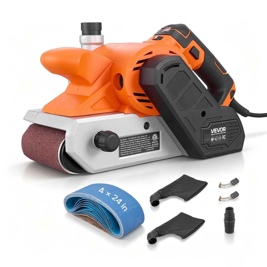 11.5A 4" x 24" Variable Speed Belt Sander J824