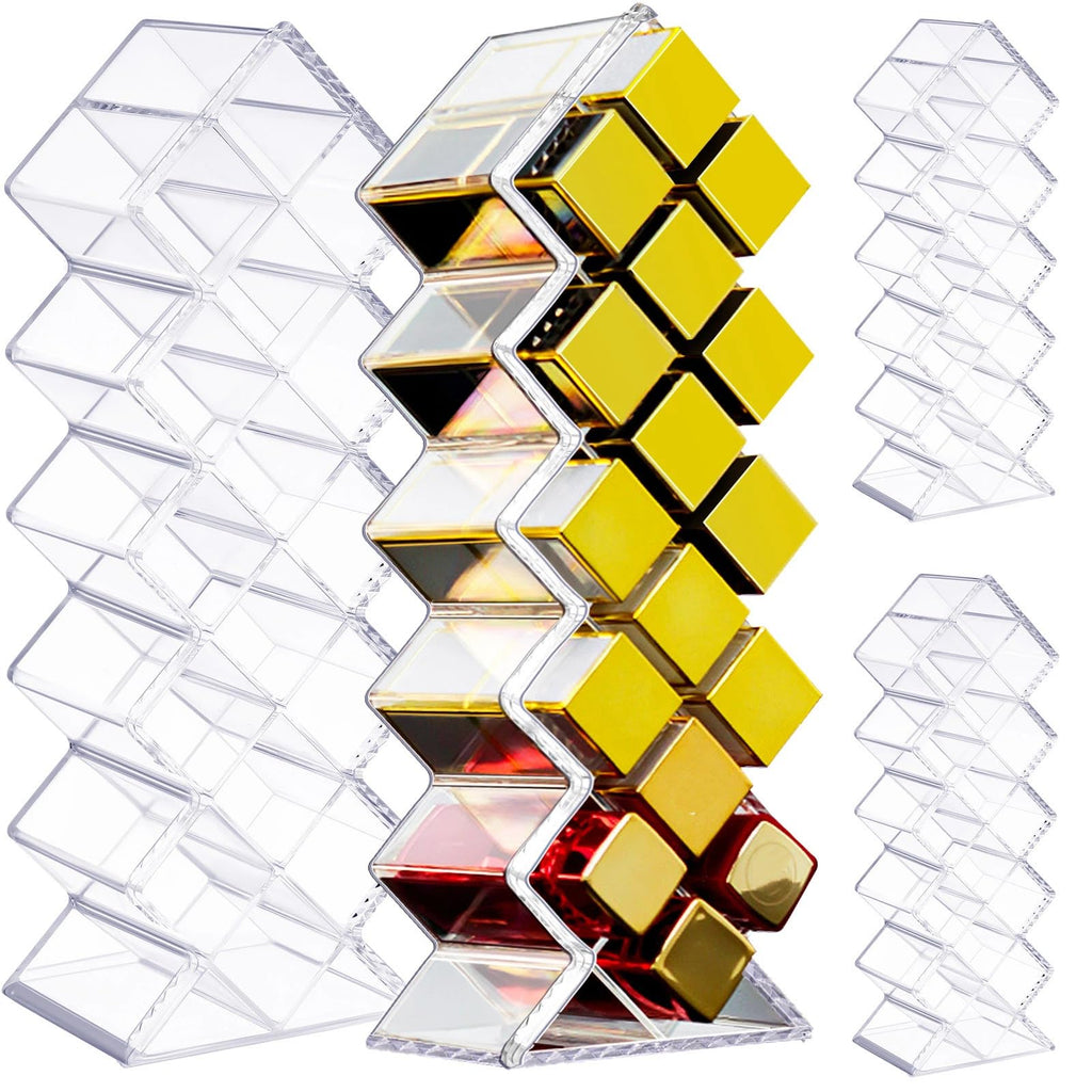 4 Pack 64 Slots Acrylic Lipstick Organizer B745
