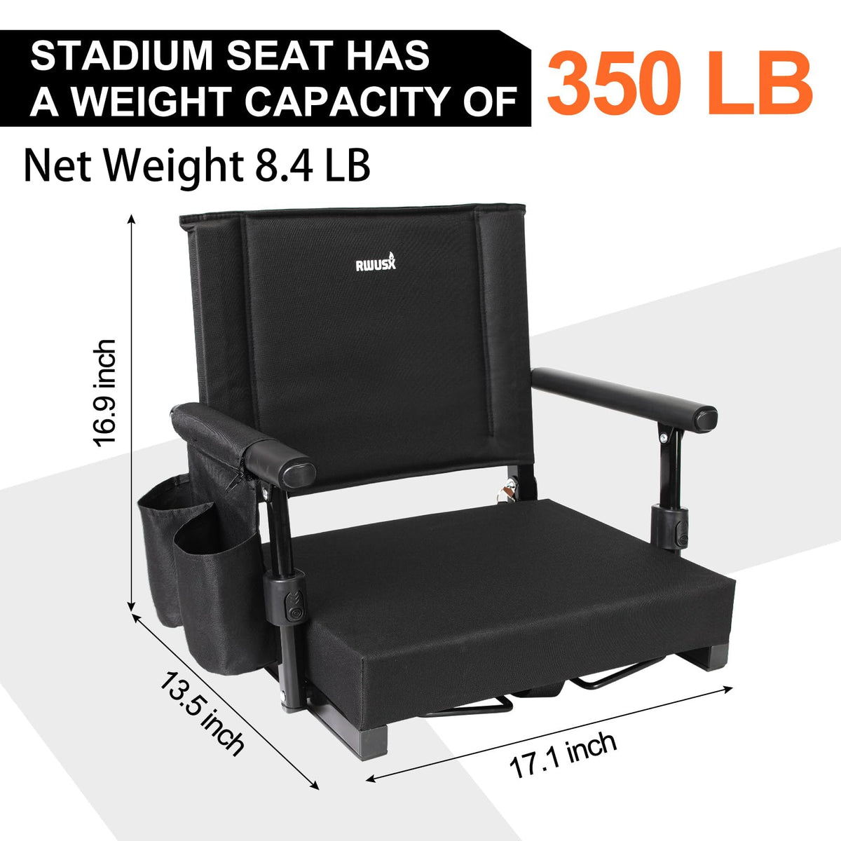 Padded Stadium Seats with Back Support N6176