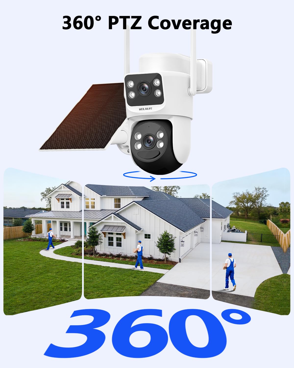 Wireless Security Camera System with 10" HD Monitor A575