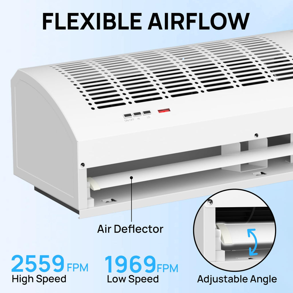 36-Inch Wall-Mounted Air Curtain Fan Q57894