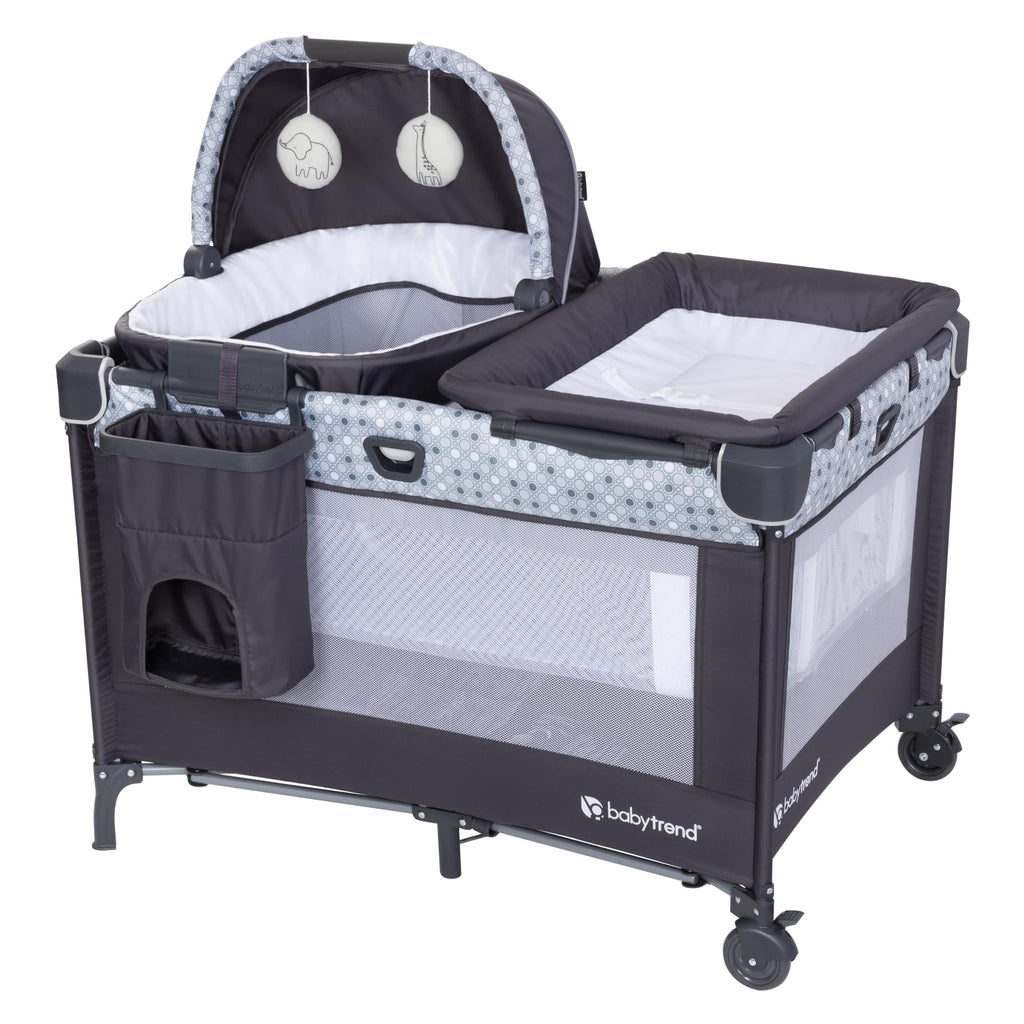 Nursery Den Playard with Rocking Cradle, Snooze Pod, Flip Over Changer F574