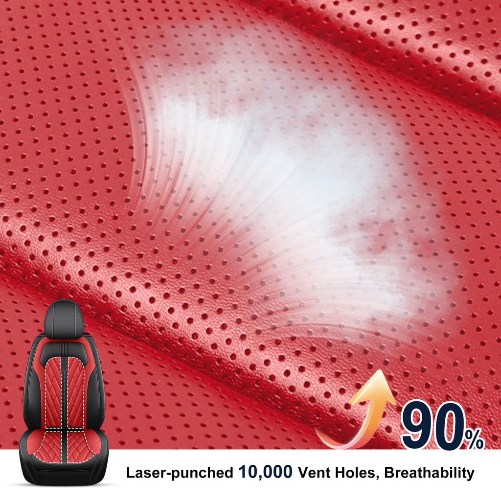 Leather Full Set 5 Seats Seat Covers J2697