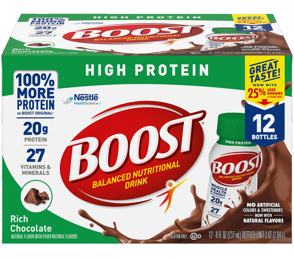 High Protein Nutritional Drink Rich Chocolate 8 FL OZ 12 CT O525