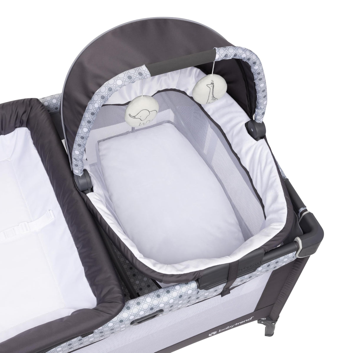 Nursery Den Playard with Rocking Cradle, Snooze Pod, Flip Over Changer F574