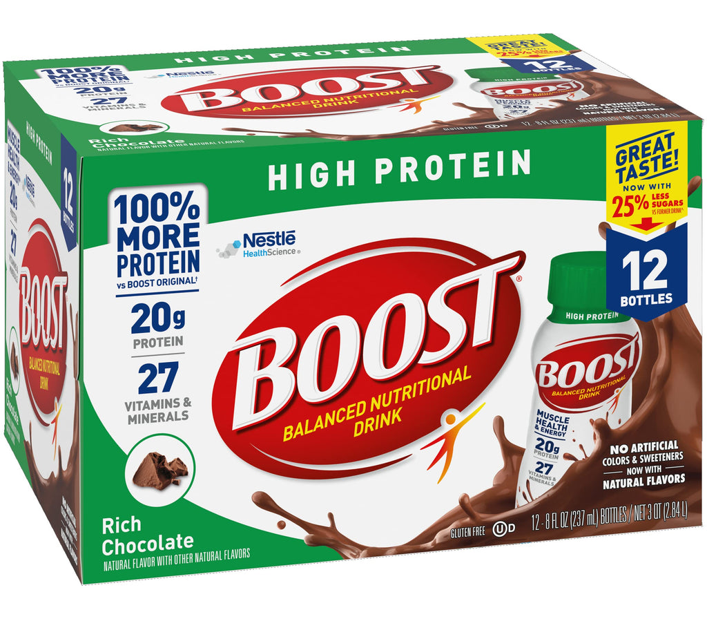 High Protein Nutritional Drink Rich Chocolate 8 FL OZ 12 CT O525