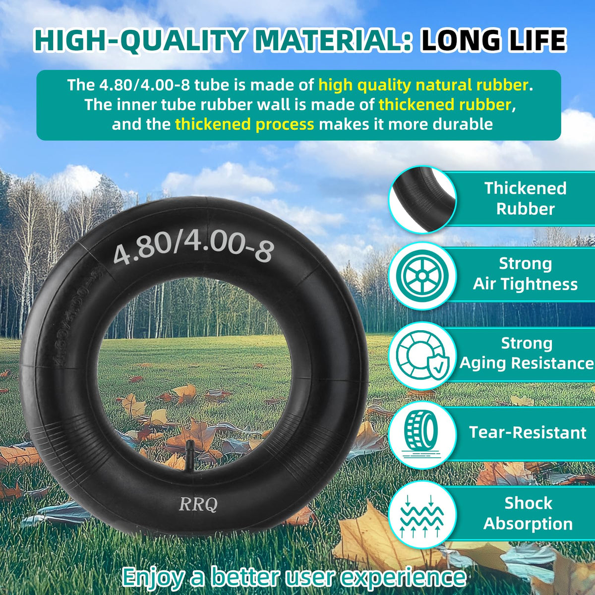 4.80/4.00-8 Tire Inner Tube 2 Pack M57054