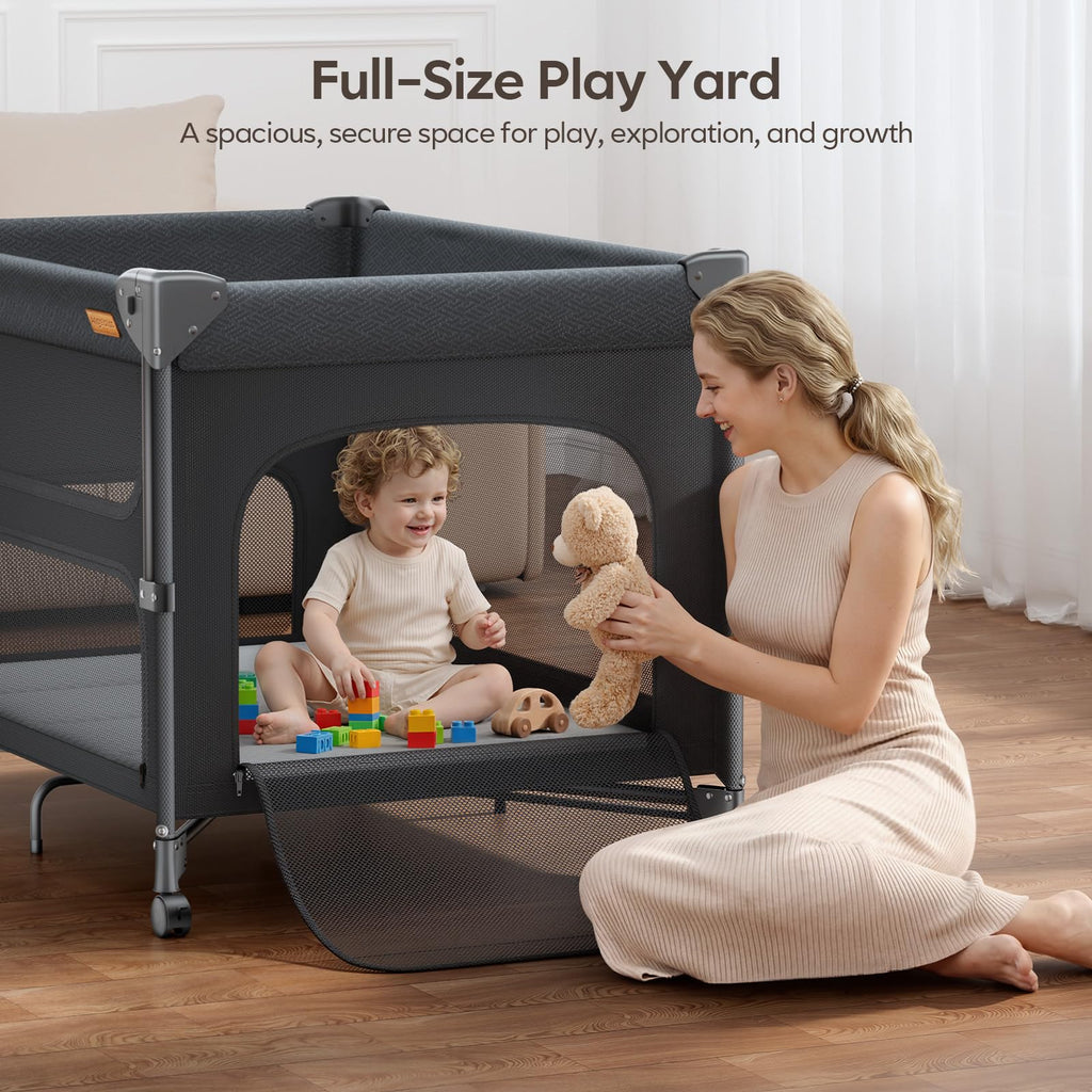 5-in-1 Baby Bassinet Bedside Crib with Changing Table X3799