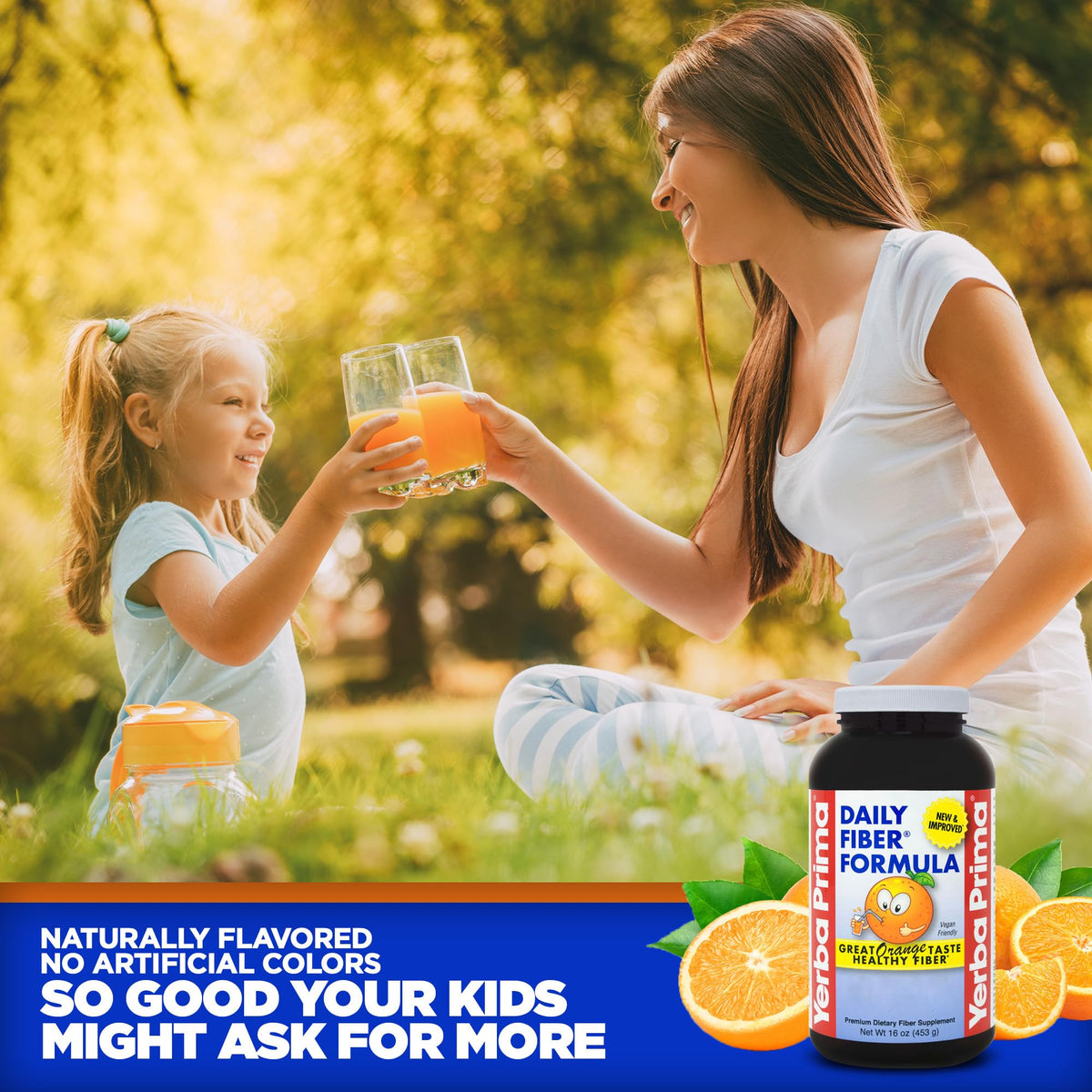 Orange Daily Fiber Formula 1 pound Gluten Free K357