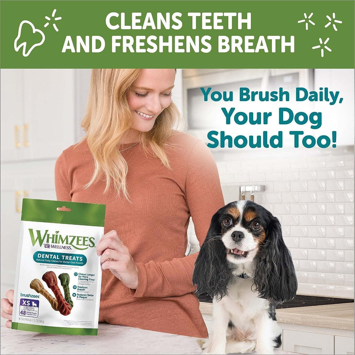 Natural Grain-Free Dental Dog Treats Variety Pack D915