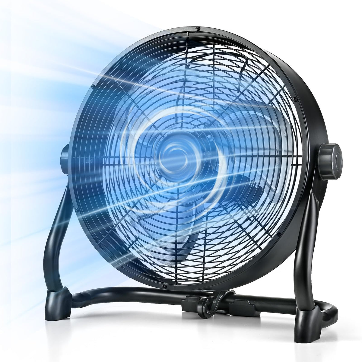 12" Rechargeable Battery Powered Portable Outdoor Fan J371