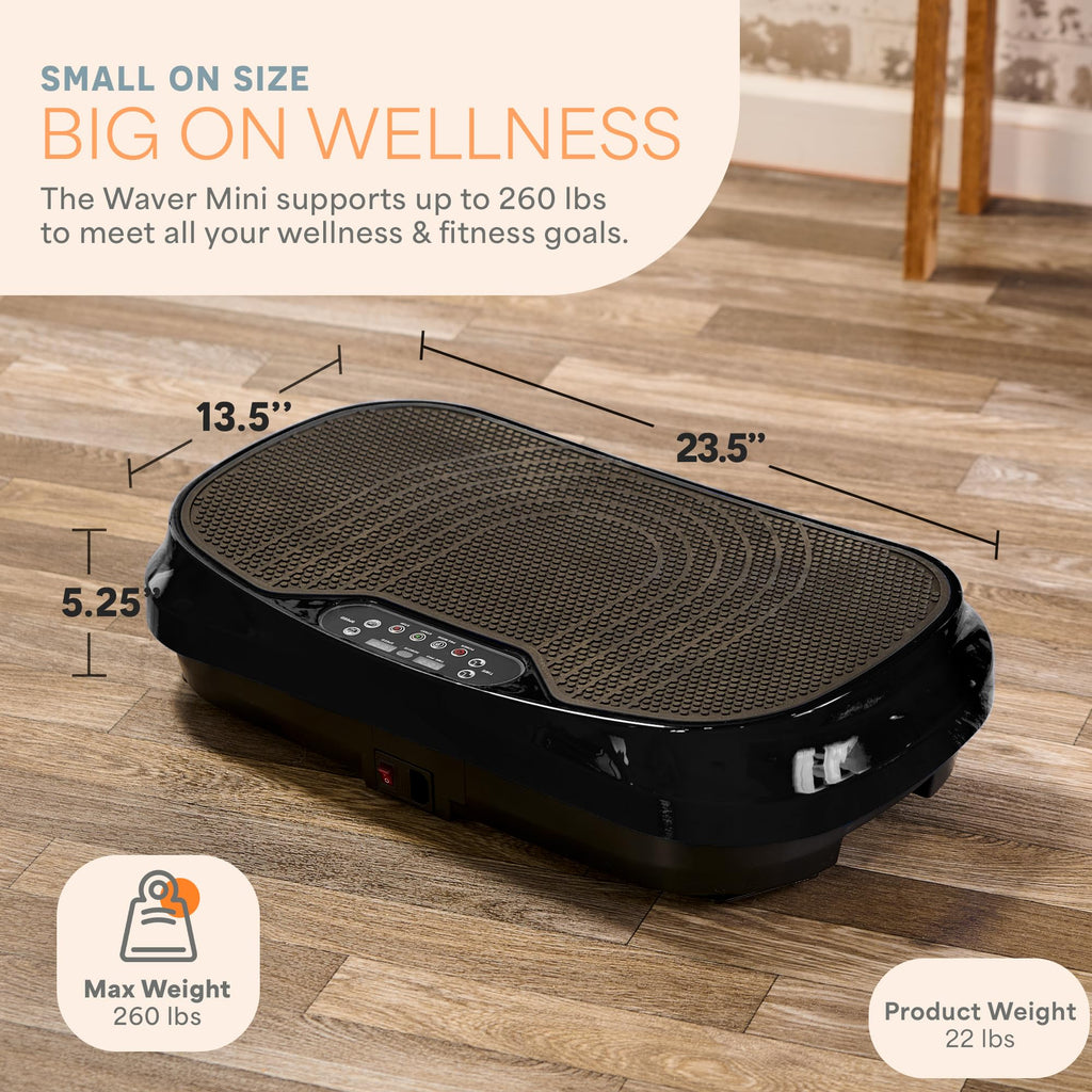 Mini Vibration Plate Exercise Machine with Resistance Bands I393