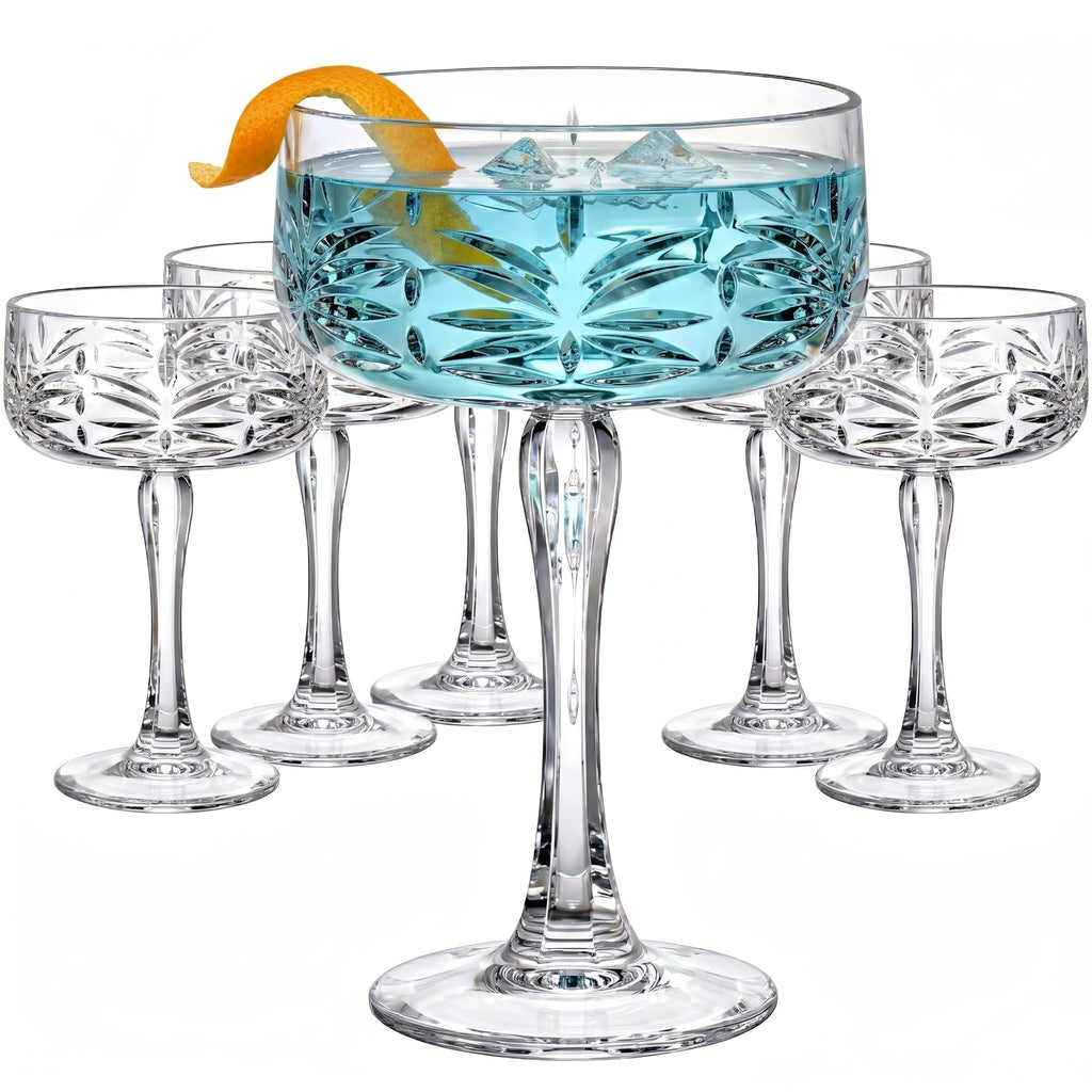 12-Ounce Plastic Coupe Glasses Set of 6 I945209
