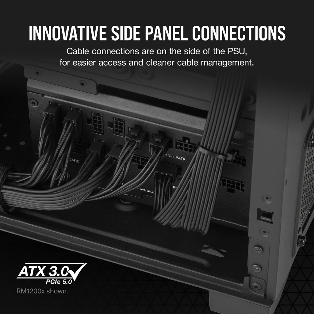 Black ATX 3.1 PCIe 5.1 Power Supply U790