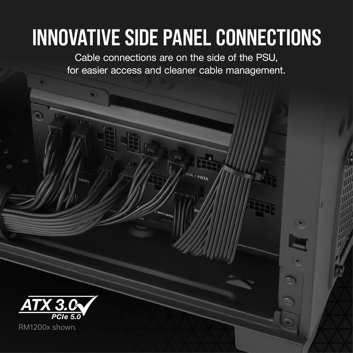 Black ATX 3.1 PCIe 5.1 Power Supply U790