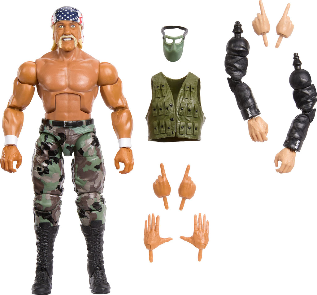 Hulk Hogan Action Figure with Accessory and Build-A-Figure Parts Y7372