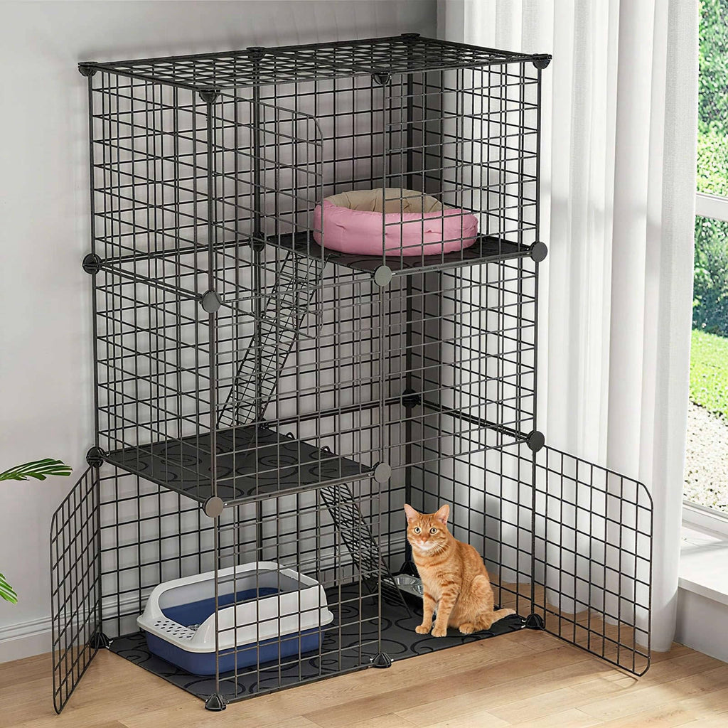 3-Tier Cat Cage W198