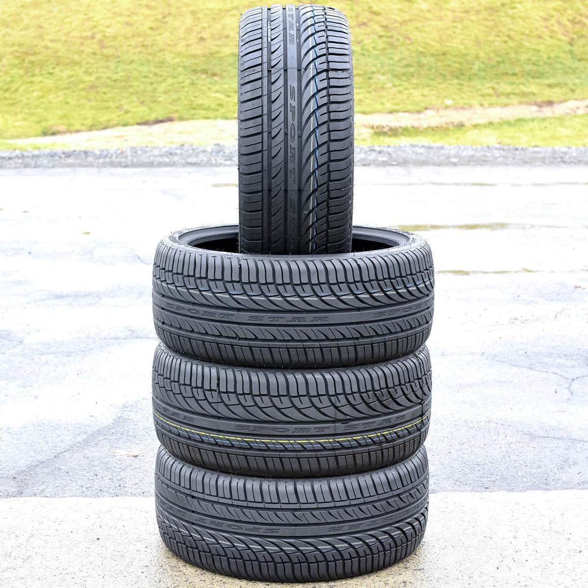 Set of 4 All-Season Passenger Car High Performance Radial Tires 235/45R18 98W S674