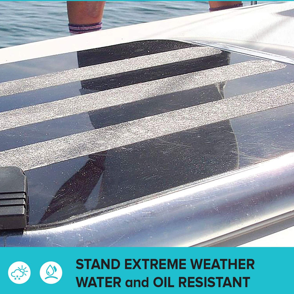 Clear Anti Slip Tape 1" x17Ft Waterproof Grip Tape I543705