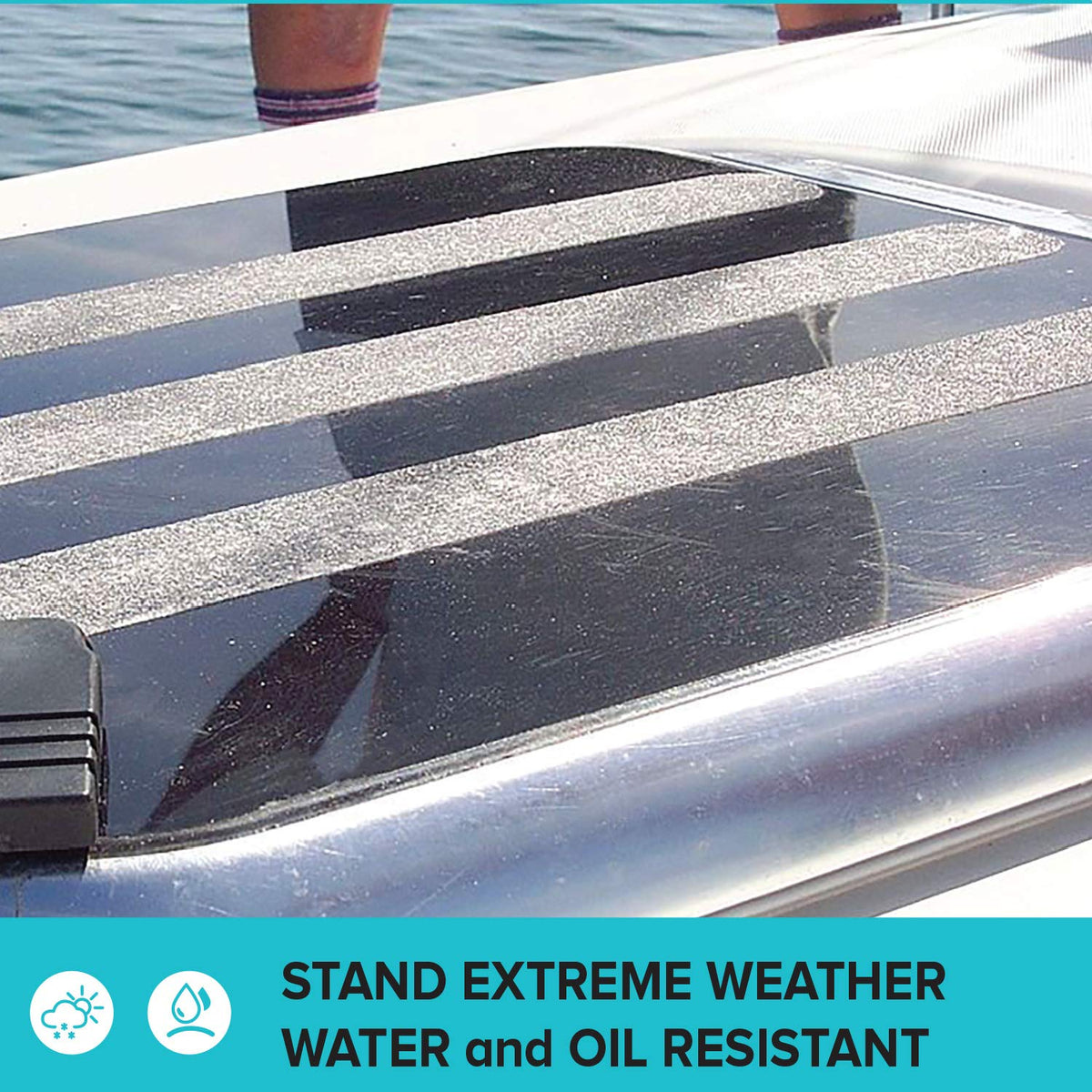 Clear Anti Slip Tape 1" x17Ft Waterproof Grip Tape I543705
