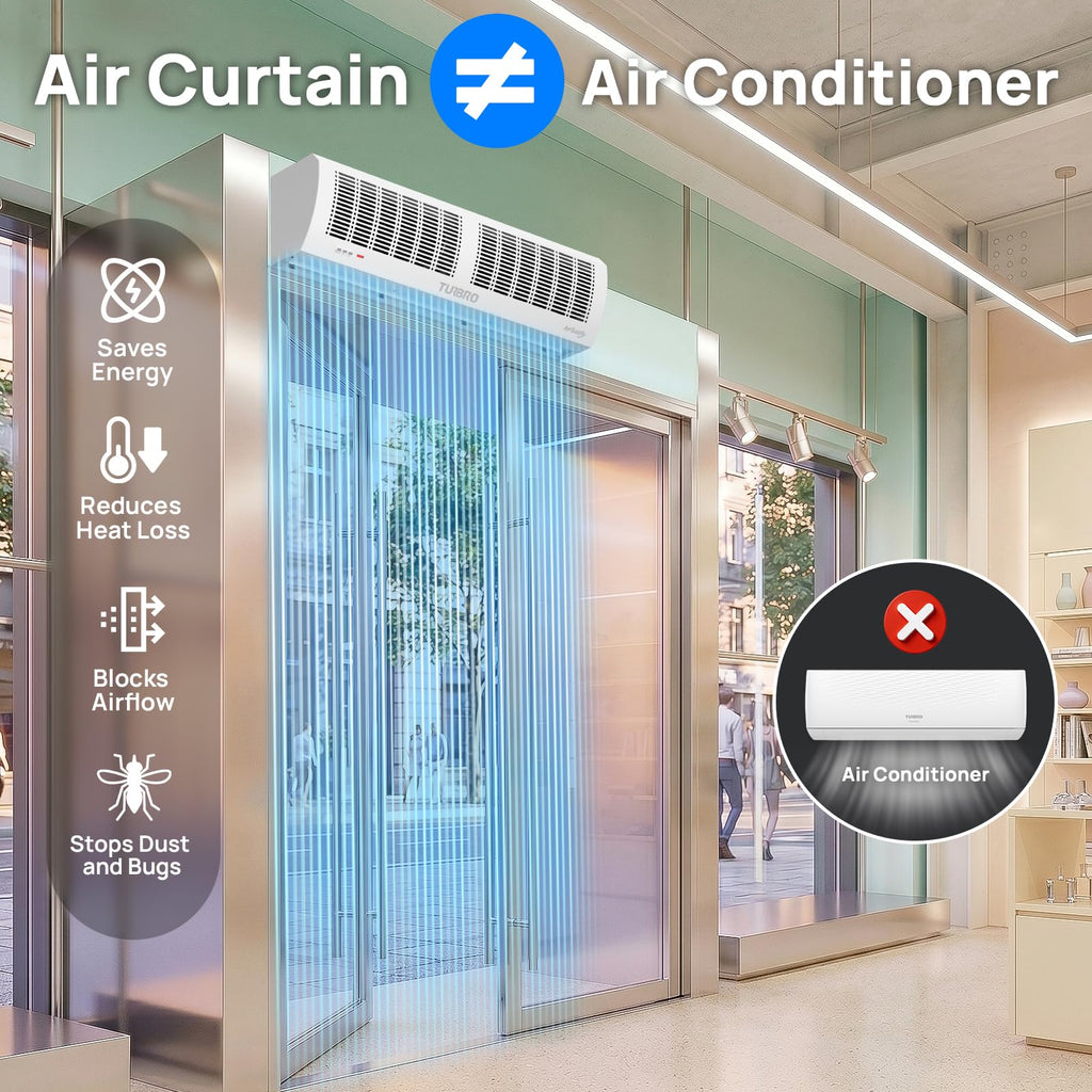 36-Inch Wall-Mounted Air Curtain Fan Q57894