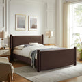 King Size Upholstered Platform Bed Frame with Headboard and Footboard L30760