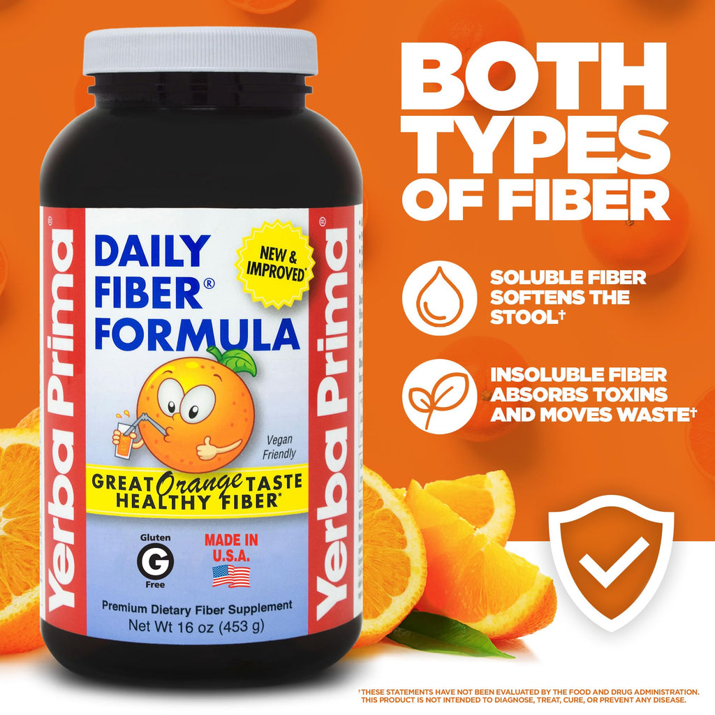 Orange Daily Fiber Formula 1 pound Gluten Free K357