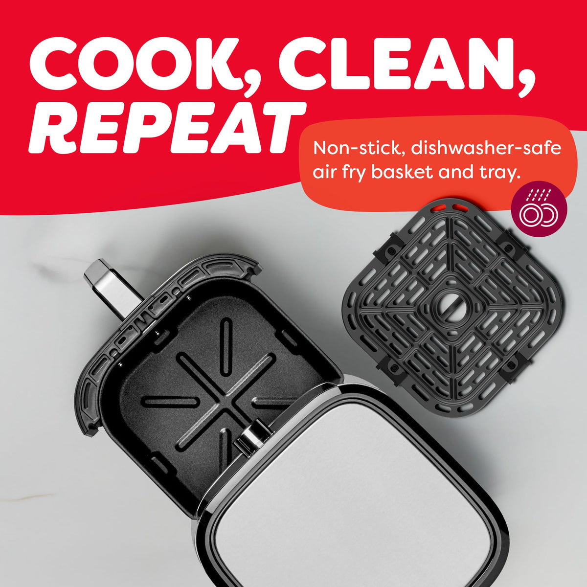 6-in-1 Stainless Steel Air Fryer C789724