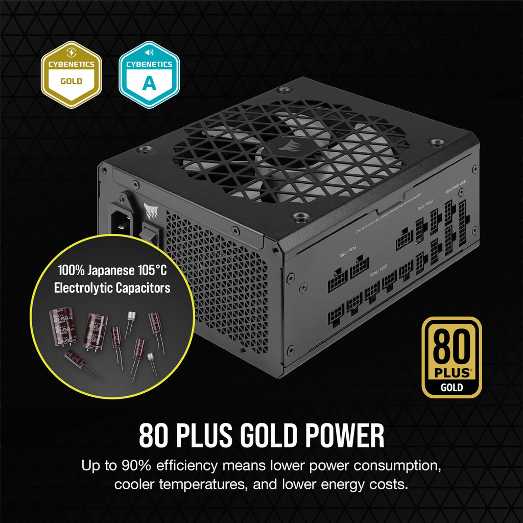 Black ATX 3.1 PCIe 5.1 Power Supply U790