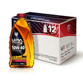 10W-40 Synthetic Blend Motorcycle Motor Oil 12 Quarts A176