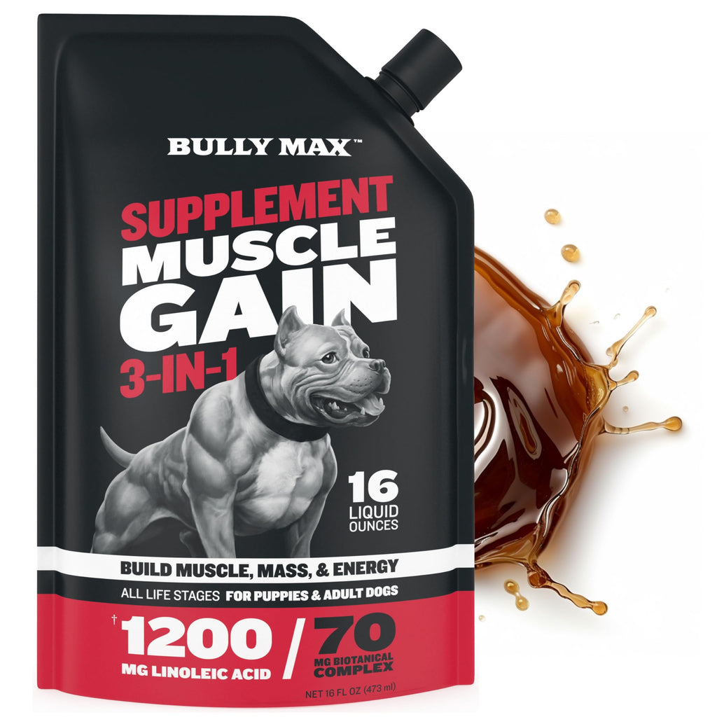 Dog Weight Gainer Chews & Muscle Builder Tablets & Liquid Muscle Builder Supplement B19513