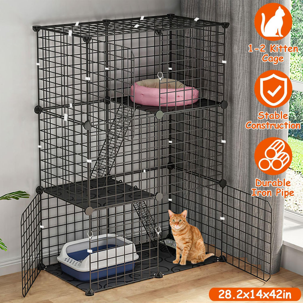 3-Tier Cat Cage W198