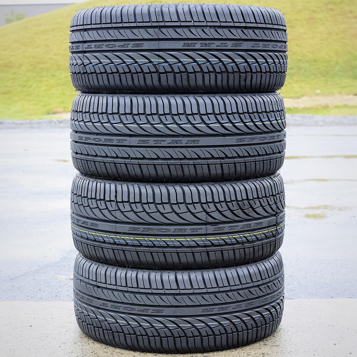 Set of 4 All-Season Passenger Car High Performance Radial Tires 235/45R18 98W S674