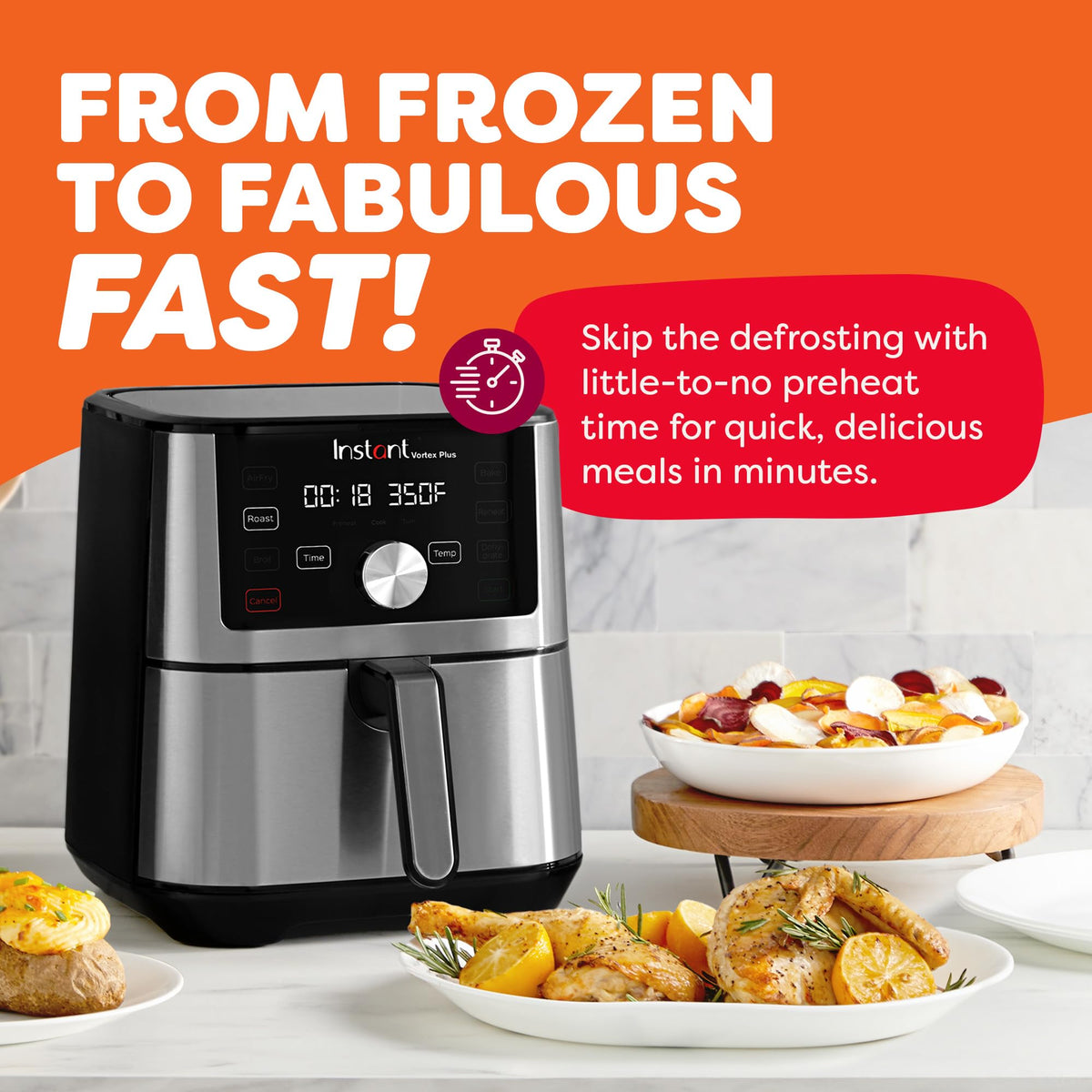 6-in-1 Stainless Steel Air Fryer C789724