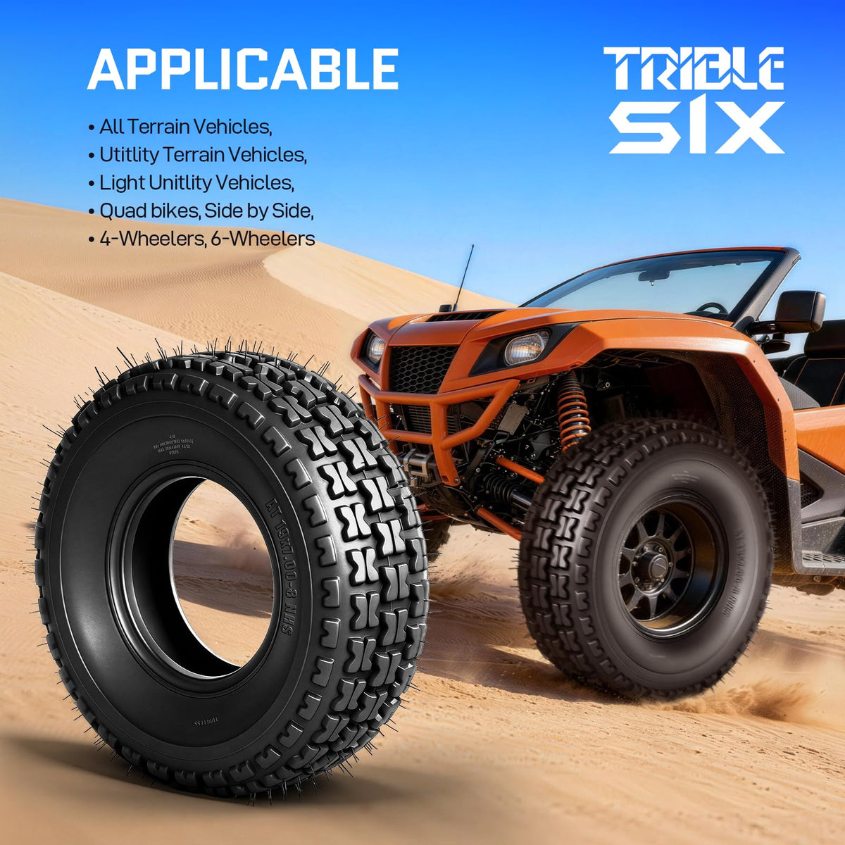 19x7-8 ATV UTV Tires Set of 2 C79049