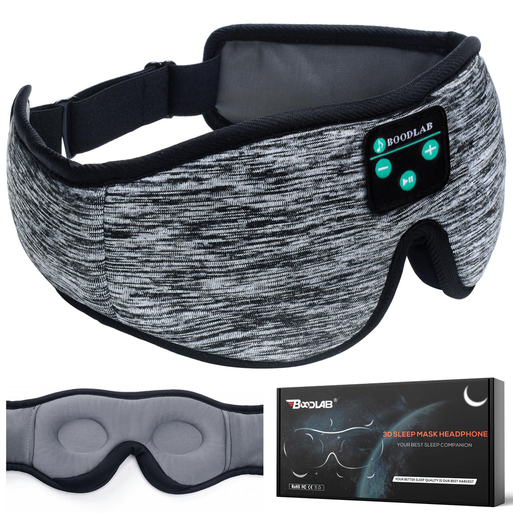 3D Sleep Mask with Bluetooth Headphones E512