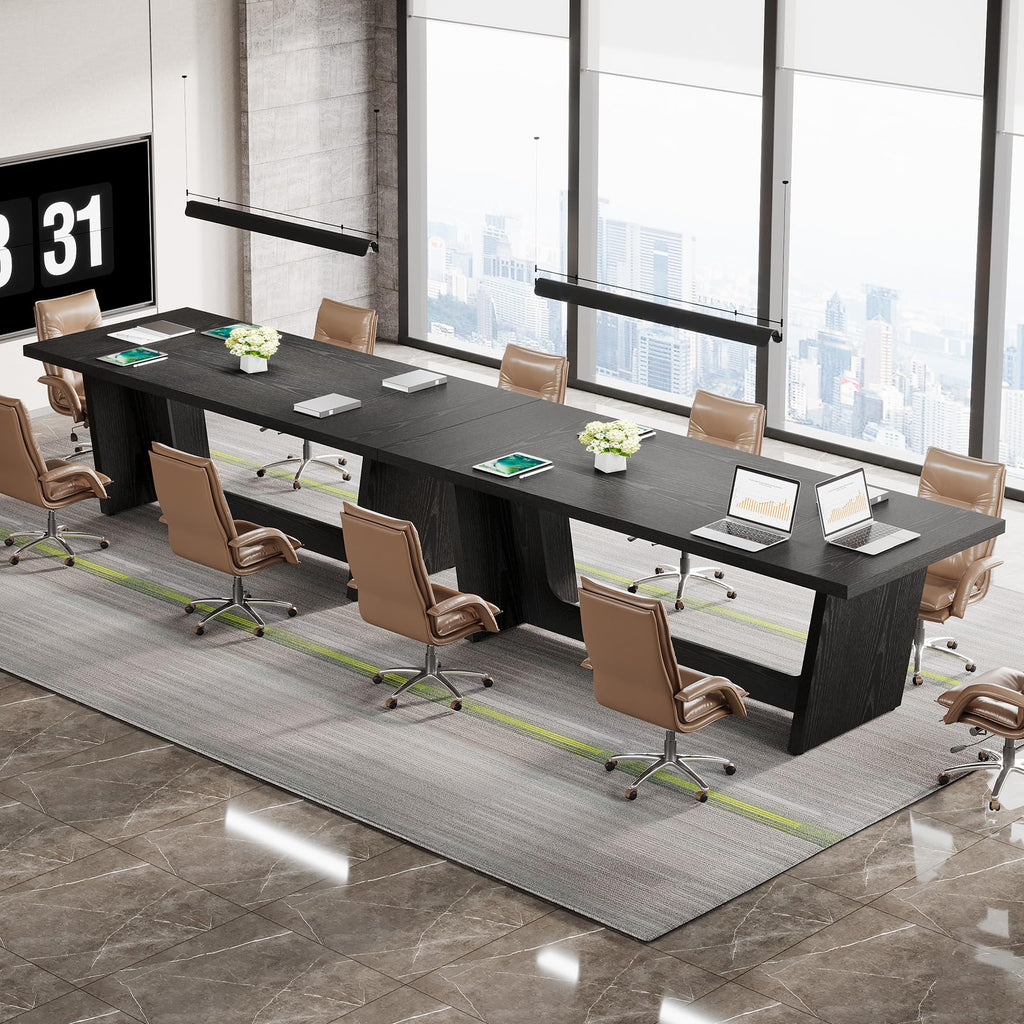 6 FT Rectangular Conference Table with Pedestal Base A337905